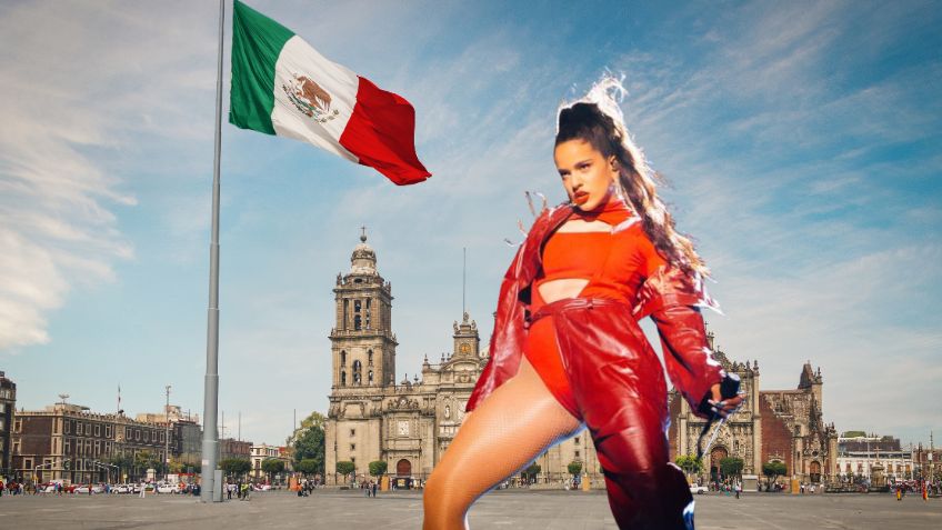 Rosalía en el Zócalo CDMX: Calles cerradas y alternativas viales por concierto este 28 de abril