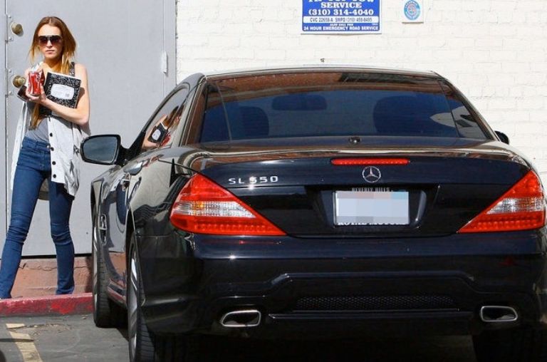 Lindsay Lohan, Mercedes-Benz SL Class