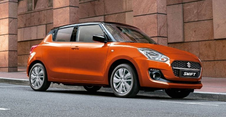 Exterior del Suzuki Swift Boostergreen 2023