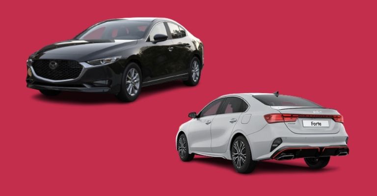 Kia Forte vs Mazda 3 Sedán