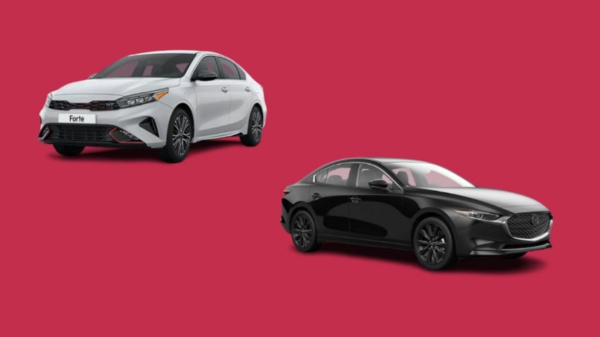 Kia Forte vs Mazda 3: comparativa de autos compactos en México