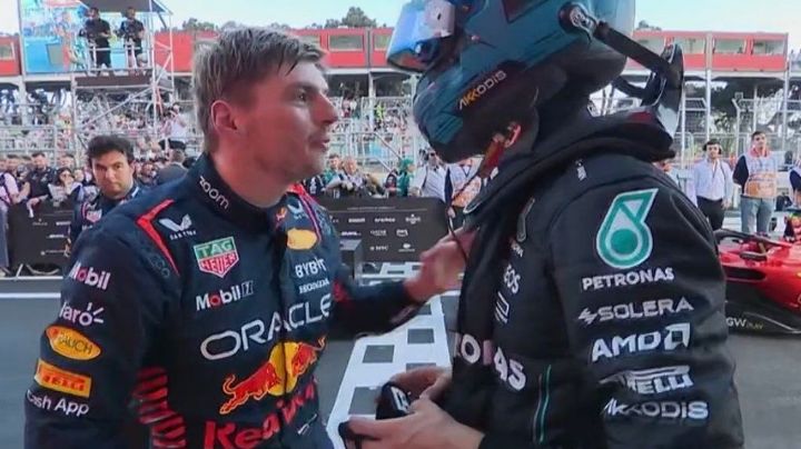 La discusión entre Max Verstappen y George Russell genera polémica