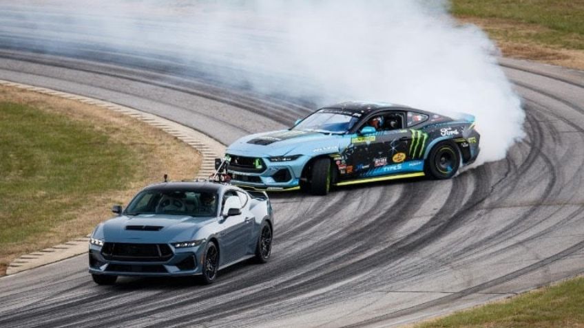 El Mustang Drift de Ford y RTR: un coche de carreras que desafía la gravedad