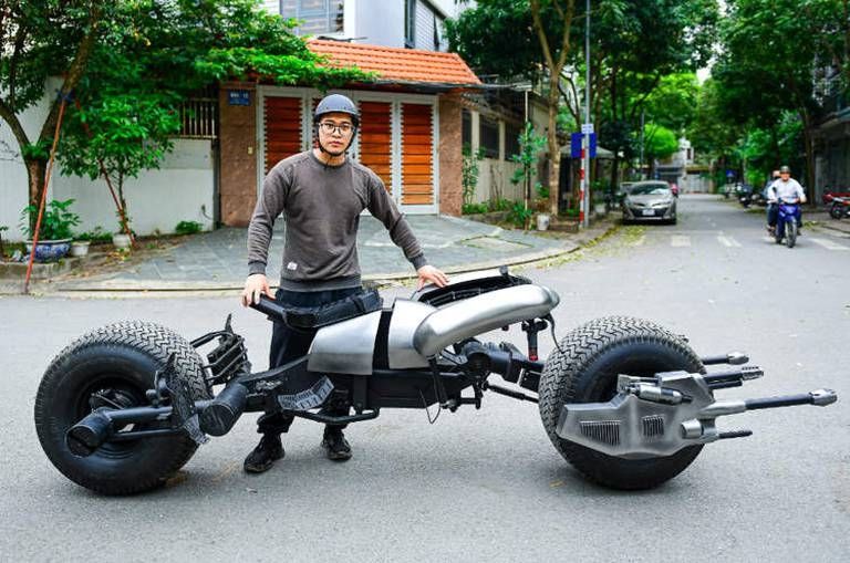 Cómo se construyó el Batpod de Batman