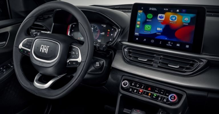 Interior de la FIAT Pulse 2023