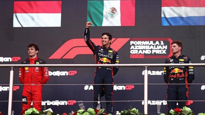 Max Verstappen habló sobre el triunfo de Checo Pérez en el Gran Premio de Azerbaiyán 2023