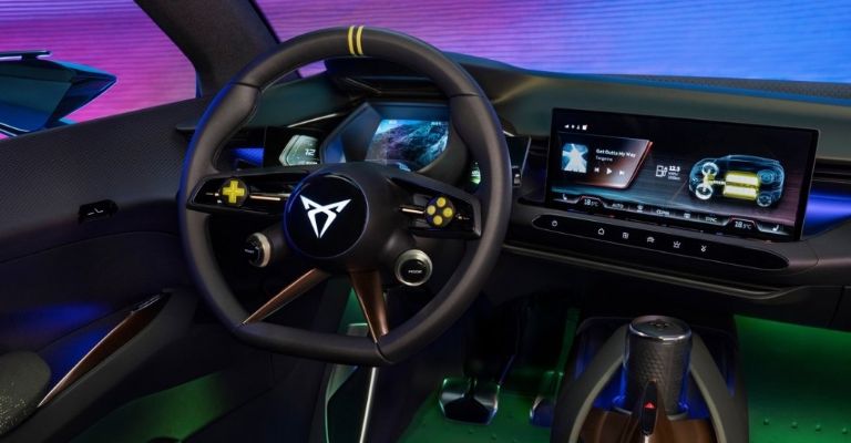 Interior del Cupra UrbanRebel