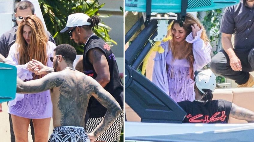 ¿Romance o no? Shakira sólo busca amistad con Lewis Hamilton y Tom Cruise