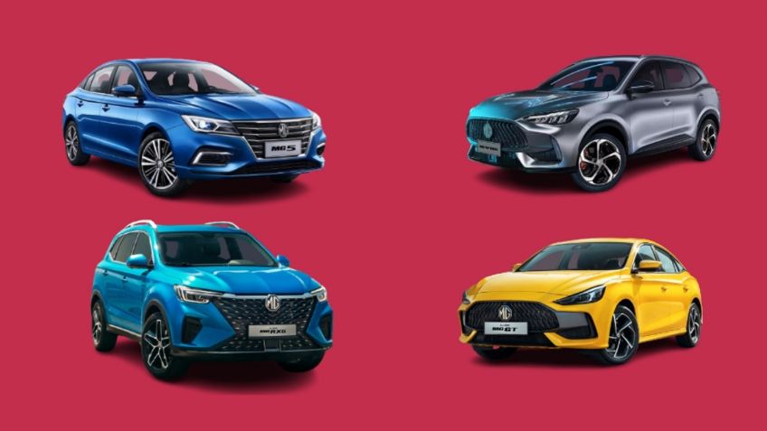 ¿Qué motor llevan los autos MG y qué características tienen?