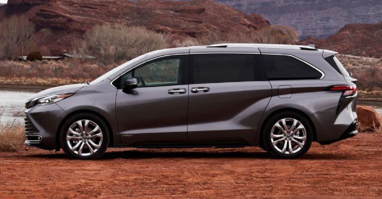 Exterior de la Toyota Sienna 2023