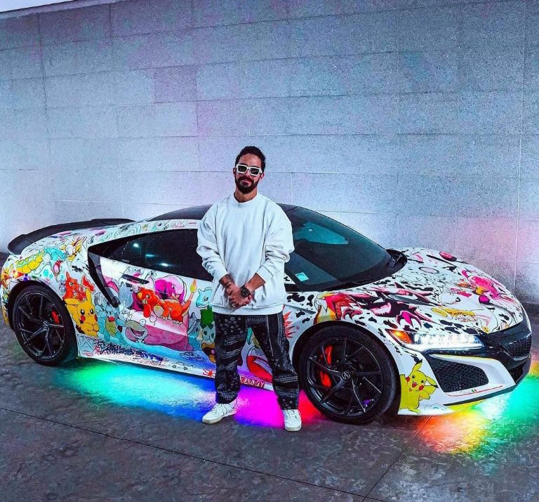 Acura NSX El automóvil deportivo con Pokemones de Berth-Oh