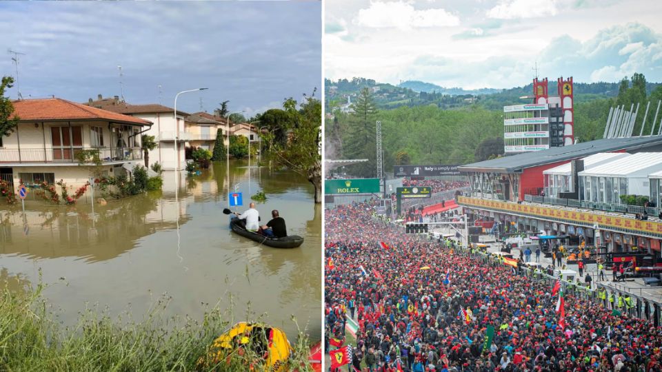 El GP de Emilia Romagna 2023 fue cancelado por la alerta roja que se vive en la zona.