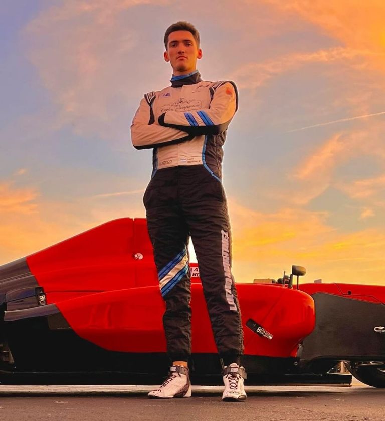 Luciano Martínez en la Fórmula 4 US