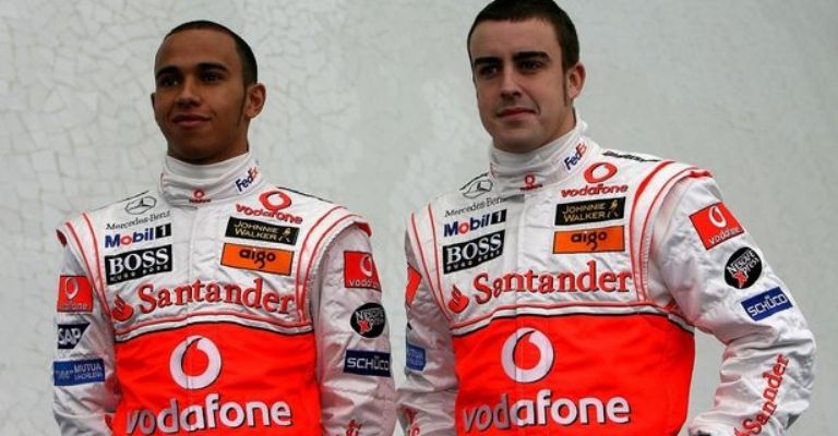 hamilton alonso mclaren 2007