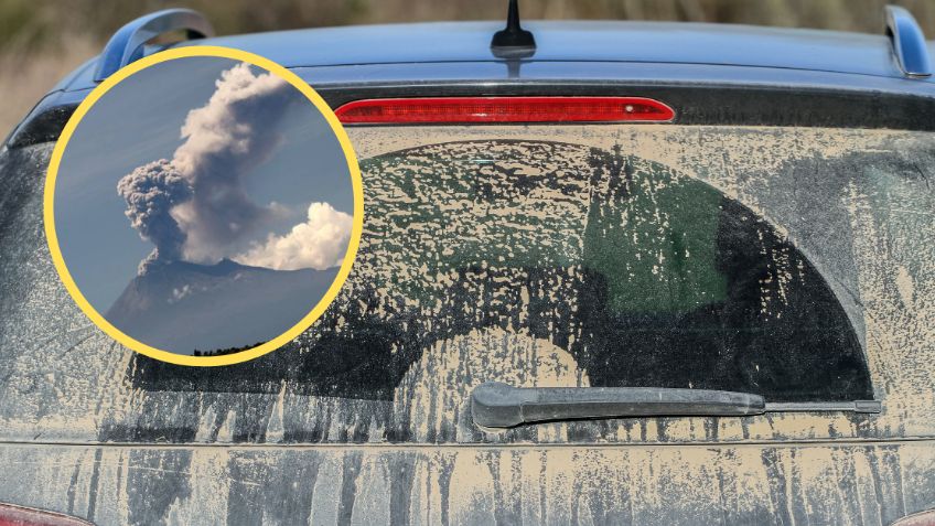 Volcán Popocatépetl: Cómo evitar que la ceniza dañe tu automóvil