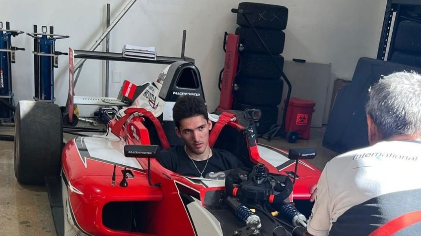Luciano Martínez: El piloto argentino que es su propio mecánico y sueña con llegar a la Fórmula 1