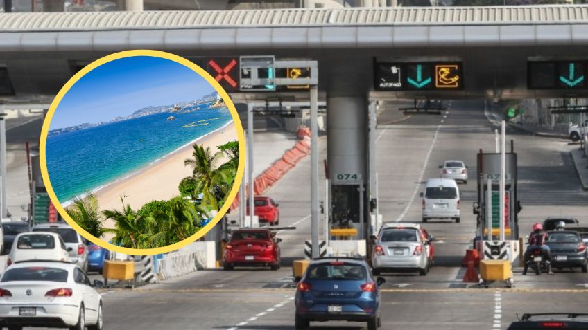 Semana Santa: Esto cuestan las casetas en 2025 para viajar en auto a Acapulco