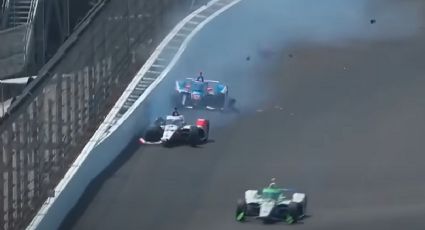 VIDEO: Ve este choque que fue en las prácticas de la Indy 500 2023