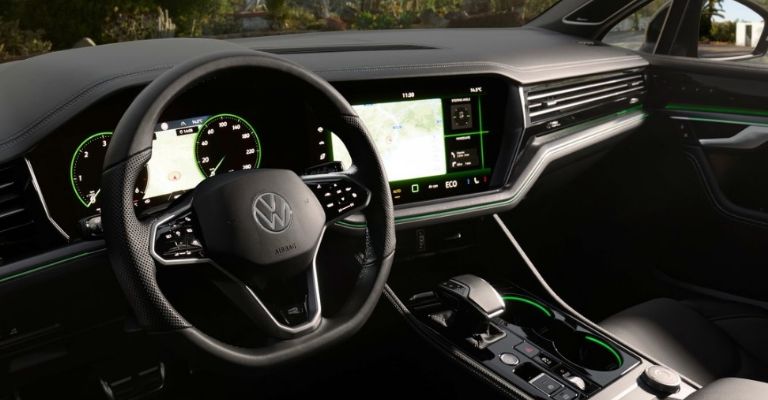 Interior de la Volkswagen Touareg 2024