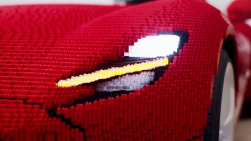 ¡Legomanía! Ferrari ya tiene su propia replica de automóvil hecho totalmente de Legos