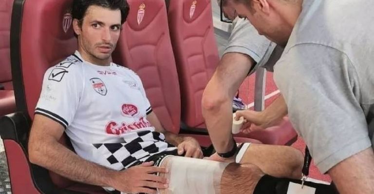 carlos sainz jr lesion