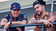 Checo Pérez convive con Bad Bunny, asistente al Gran Premio de Mónaco 2023