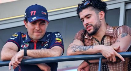 Checo Pérez convive con Bad Bunny, asistente al Gran Premio de Mónaco 2023