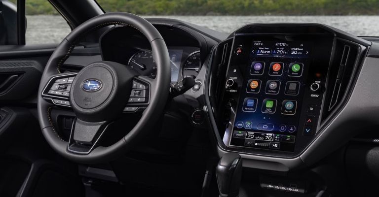 Interior de la Subaru Crosstrek 2024