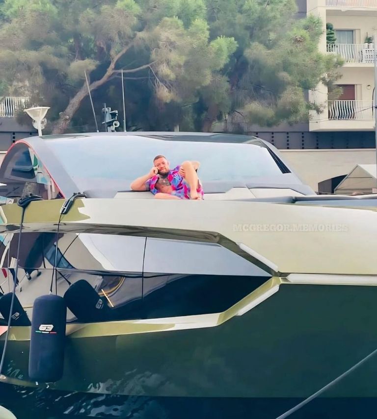 El yate Tecnomar Lamborghini 63 de Conor McGregor