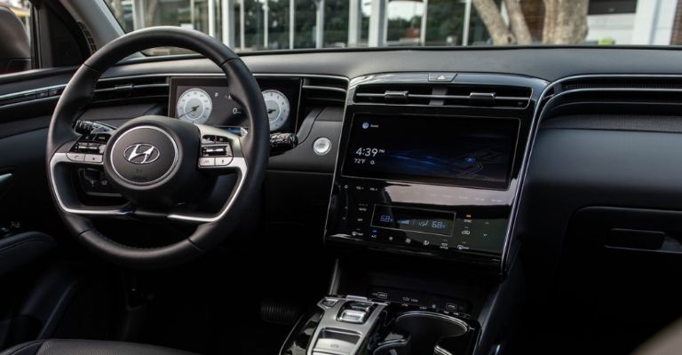 Interior de la Hyundai Tucson 2023