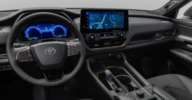 Interior de la Toyota Grand Highlander 2024