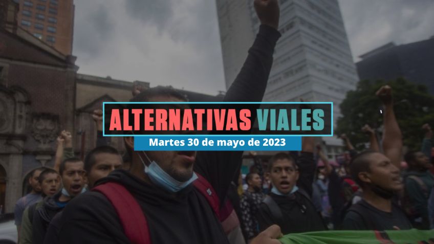 Rutas alternas por marcha de detenidos desaparecidos en Reforma: Marchas CDMX 30 de mayo de 2023