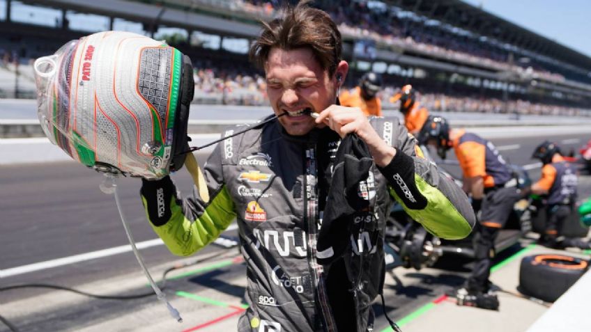 Pato O'Ward tiene fuerte choque en Indy 500: 'Volvería a intentar el rebase'