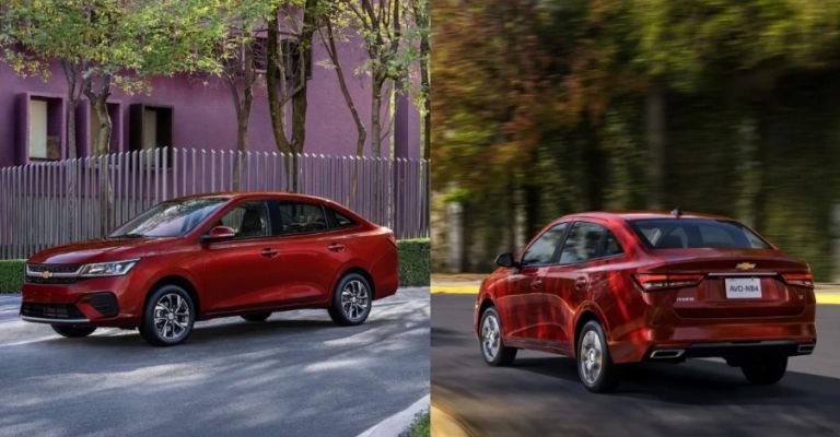 Exterior del Chevrolet Aveo Sedán 2024