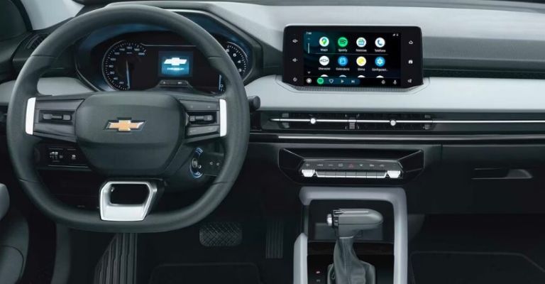 Interior del Chevrolet Aveo 2024