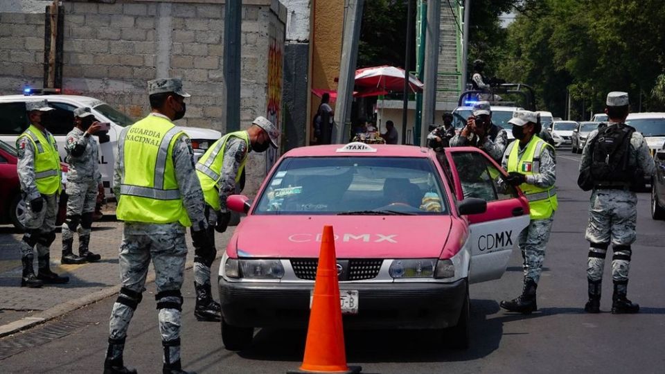 La Guardia Nacional busca disminuir el indice delictivo en la capital del país.