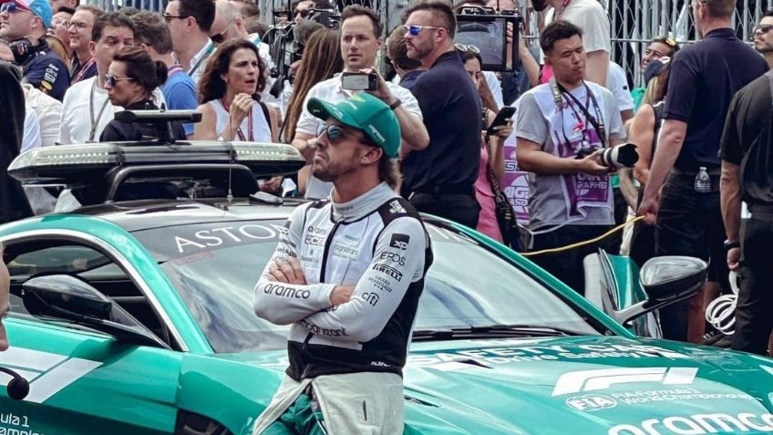 Fernando Alonso sigue cosechando podios con Aston Martin, pero no olvida su mal momento con Alpine