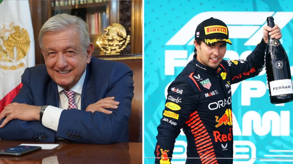 El mandatario mexicano se siente orgulloso de la actuación del piloto de F1.