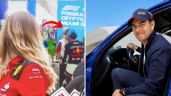 Checo Pérez cautiva a Mia Djacic, la jefa de prensa de Ferrari, en el GP de Miami 2023