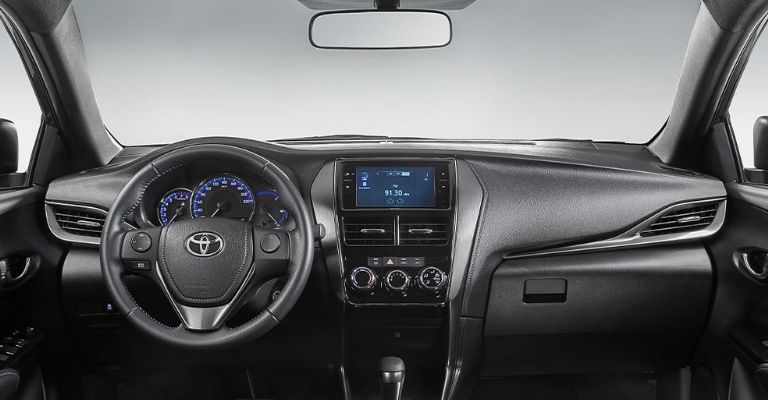 Interior del Toyota Yaris Hatchback