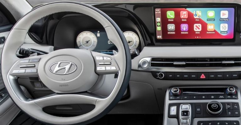 Interior de la Hyundai Palisade 2023