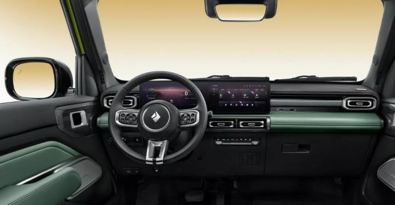 Interior de la Baojun Yep 2023