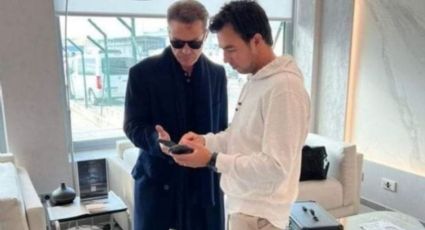 Checo Pérez y Luis Miguel se encuentran en Madrid y enloquecen las redes sociales