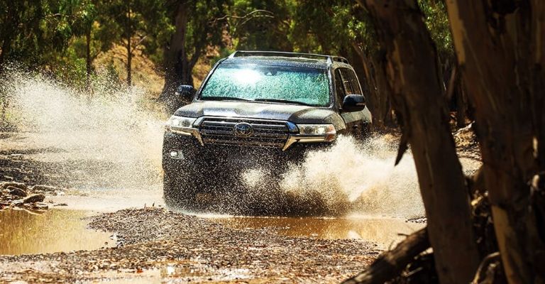 Exterior de la Toyota Land Cruiser