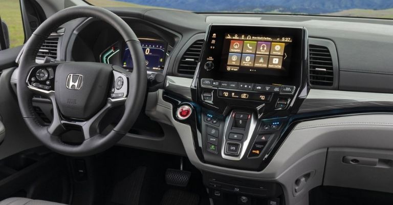 Interior de la Honda Odyssey