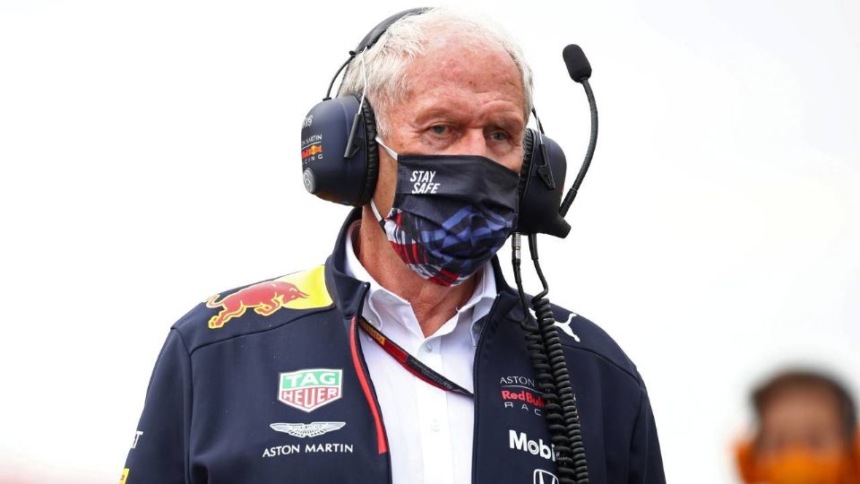 Helmut Marko, en una carrera de Red Bull