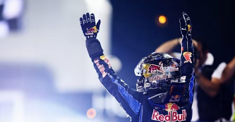 Sebastian Vettel en Red Bull