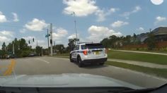 Viral: Este policía de Florida intentó detener a otra patrulla por pasar el límite de velocidad