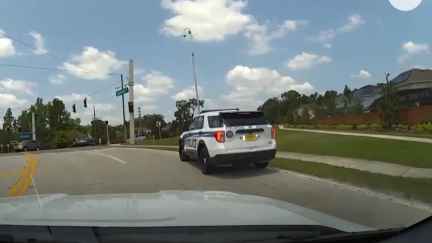 Viral: Este policía de Florida intentó detener a otra patrulla por pasar el límite de velocidad