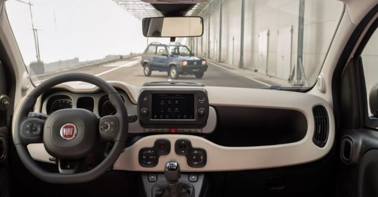 Interior del FIAT Panda